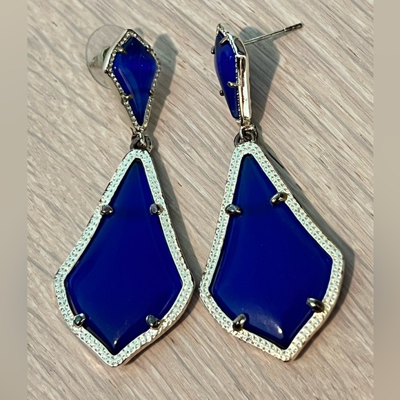 Kendra Scott Jewelry - Kendra Scott Royal Blue Geometric Earrings